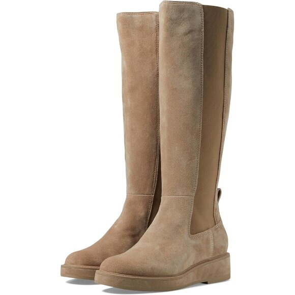 Dolce Vita Shoes Eamon H20 Almond Suede Knee High Boots